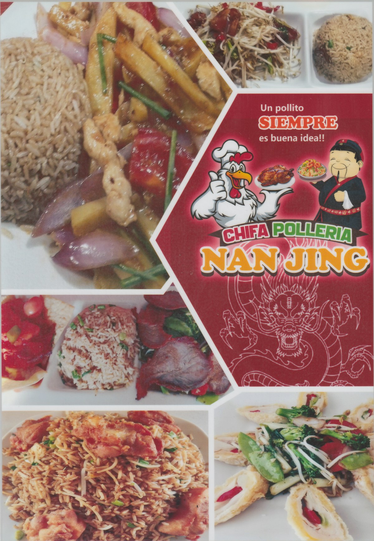 Carta Restaurante Nan Jing Huacho, página 1